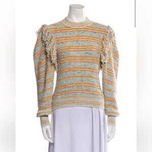 Ulla Johnson Pastel Striped Sweater szPetite